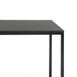 ZINUS Jennifer 55 Inch Black Frame Desk, Computer Workstation, Office Desk, Easy Assembly, Deep Espresso Zinus