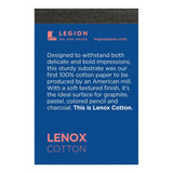Legion Lenox Mini Artist Pad, 2.5 by 3.5 Inches, White Paper, 15 Sheets (L21-LEN250WH23) Yupo Paper