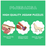 Wooden Puzzles for Adults - Magic Shop Puzzle, Unique Shape Wooden Jigsaw Puzzle for Adults, Fairy Wood Puzzles Adult, Gift for Family, Wall Art Home Decor (M-11.4 * 11.1in- 222 Pieces) Pijesaksa