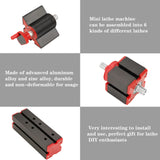 12000RPM 6 in 1Multipurpose Mini Lathe,Versatile Metal Lathe Tool, Motorized Jigsaw Grinder Wood Metal Lathe,Assembled 6 Kinds of Different Lathes,Process Soft,Non - Ferrous,Precious Metals,Wood Jectse