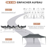 COBIZI 10x20 Pop Up Canopy with Sidewalls,Waterproof & UV50+,Tents for Parties,Outdoor Gazebo for Backyard,Suitable for Weddings, Events,and Markets,Vending Gray COBIZI