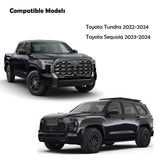 Center Console Safe Vault - KEREN Console Gun Safe Box Compatible with Toyota Tundra 2022-2025 and Toyota Sequoia 2023-2025, with Superior Fingerprint Lock KEREN