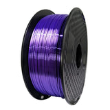 Silk Purple PLA 1.75mm 3D Printer Filament 1KG (2.2 LBS) Silky Shiny Purple 3D Printing Material Metallic Dark Violet Purple Color HZST3D SHENGTIAN