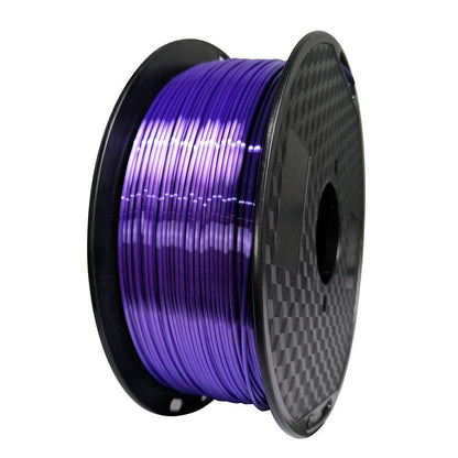 Silk Purple PLA 1.75mm 3D Printer Filament 1KG (2.2 LBS) Silky Shiny Purple 3D Printing Material Metallic Dark Violet Purple Color HZST3D - WoodArtSupply