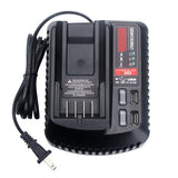Qbmel 20V Battery Charger Replacement for Craftsman V20 Lithium Ion 20Volts Battery CMCB104 CMCB202 CMCB201 CMCB209 CMCB205 CMCB100 CMCB102 CMCB101 with USB Port(Only for 20V,not for 19.2V) Qbmel