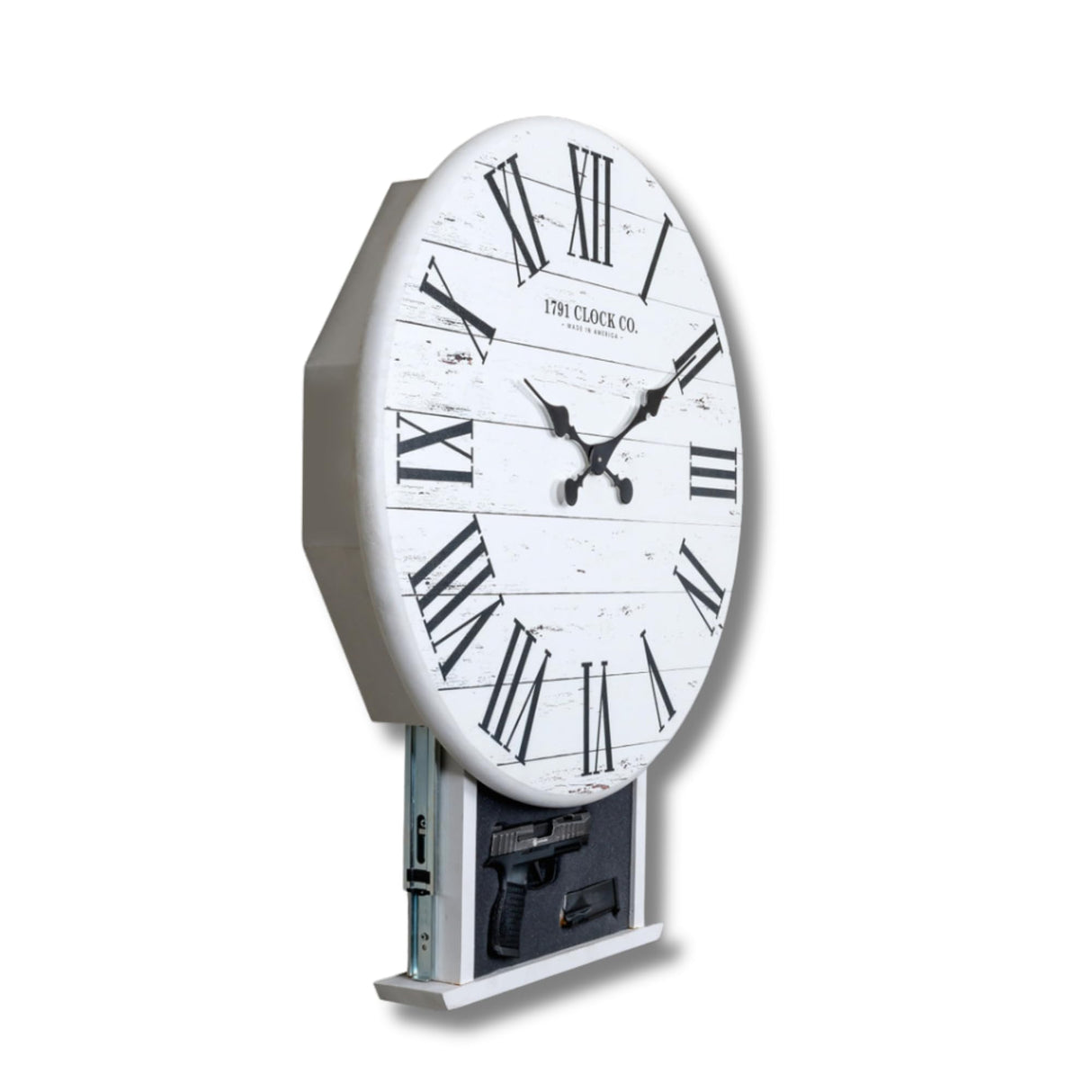 Tactical Traps - Tactical Clock Gun Safe with Hidden Gun Storage and RFID Bluetooth Lock - Concealment Decor with Smart Safe Technology Tactical Traps