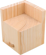 Set of 4 Bed Risers Furniture Square Risers 2 Inches Height Heavy Duty Unfinished Solid Wood Furniture Legs Bed Lifts Furniture Legs for Sofa Couch Metany