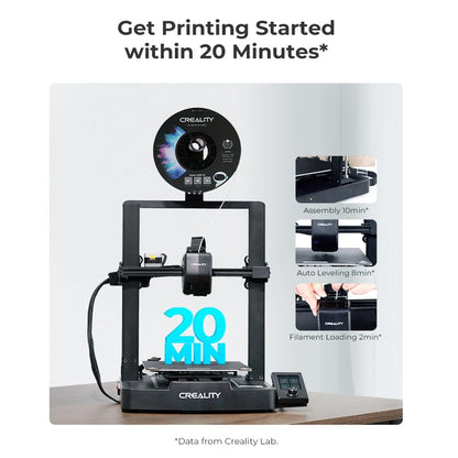 Creality Ender 3 V3 SE 3D Printer, Max Speed 250mm/s Faster Printing Upgrade CR Touch Auto Leveling Sprite Direct Drive Extruder Dual Z-Axis Ender 3D Printers, Printing Size 8.66x8.66x9.84 in - WoodArtSupply