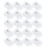 20 Pack Clear Button Pins 1.5 inch DIY Button Pins Kit Make Your Own Acrylic Buttons with Sublimation Button Maker Set for for Christmas Craft Supplies DIY Badges School Projects NIIIYTYB