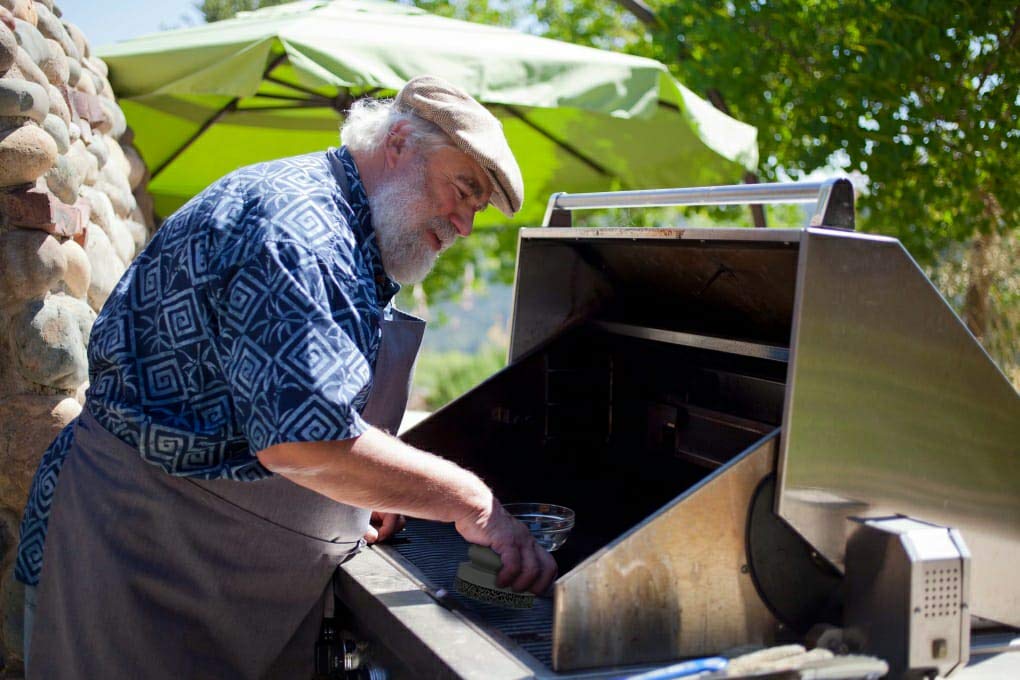SCRUBIT Grill Cleaning Brush - Grill Sponge Bristle Free BBQ Cleaner with Heavy Duty Scrubber Pad, Safe Cast Iron and Griddle Scraper Pads, Ideal Accessories for Charcoal and Gas Grills - 2 Pack SCRUBIT