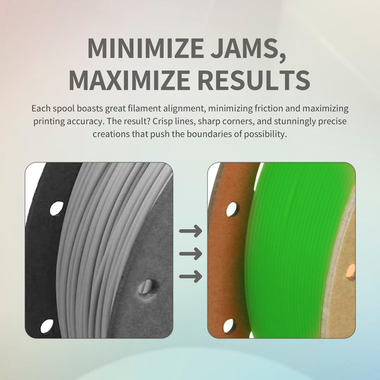 OVERTURE Easy PLA 1.75mm 3D Printer Filament, 1kg PLA Cardboard Spool (2.2lbs), Dimensional Accuracy +/- 0.02mm, Fit Most FDM Printer (Easy Natural) OVERTURE