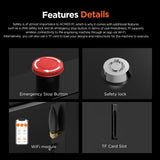 P1 Laser Engraver, 20W Output Laser Cutter, 130W Laser Engraving Machine, DIY CNC Laser Cutter and Engraver Machine for Wood, Metal, Acrylic, Leather etc. ACMER