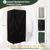 Loenel Gun Safe Cover, Waterproof Gun Cabinet Cover for The Gun Safe of Domestic Rifles And Pistols, Dustproof Rifle Safe Cover Keep Them Concealed from Sight (60" H x 36" W x 29" D) Loenel
