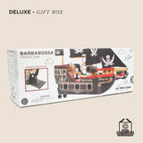 Le Toy Van Barbarossa Pirate Ship Set Premium Wooden Toys for Kids Ages 3 years & Up Le Toy Van