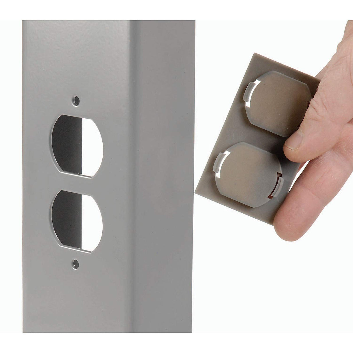 Global Industrial Mobile Adjustable Height C-Channel Leg Workbench, Maple Butcher Block Square Edge, 72" Wx36 D, Gray Global Industrial