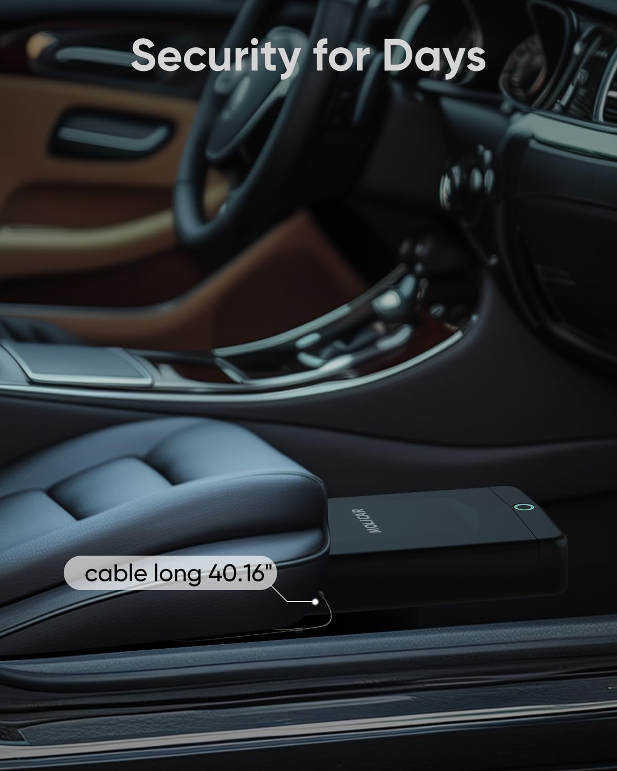 MOLICAR Car Gun Safe, Small Biometric Gun Safe for Handgun, Portable Fingerprint Quick Access Pistol Safe, Gun Lock Box for Car Under Seat Nightstand MOLICAR