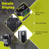 Masione 2Pack 3.0Ah 18V P102 Lithium-Ion Replacement for Ryobi 18v Battery P102 P103 P104 P105 P107 P108 P109 P190 Compatible with Ryobi Batteries Cordless Power Tools Masione