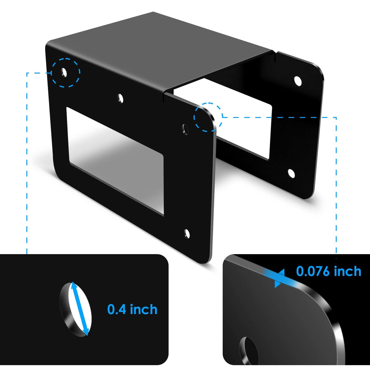 Zhitaoxun 4 Pack Firewood Log Storage Rack Bracket,Indoor Outdoor Adjustable Heavy Duty Powder Coated Steel Holder,Fireplace Wood Storage, Log Holder Zhitaoxun