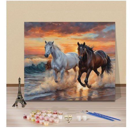 EPLUUM Horse Paint by Numbers Kit for Adults Beginners Paint by Number for Adults Acrylic Oil Number Painting Kits for Adult Ideal Gift for Family Friend Home Decor Horse 16x20 in Generic
