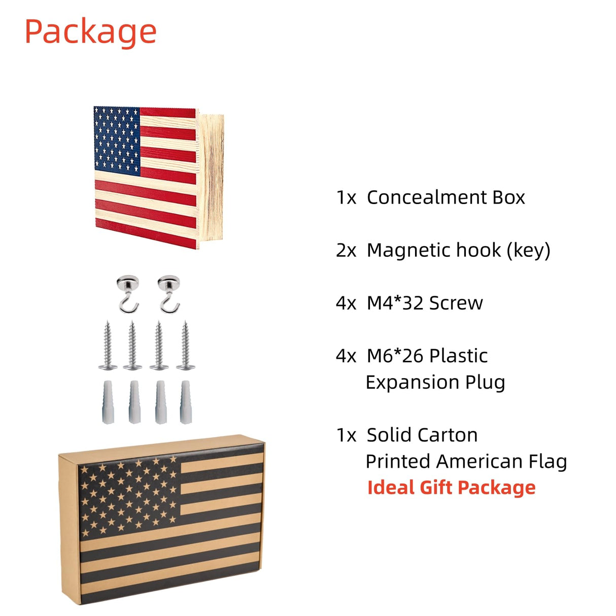 DeYoungArbeit Pistols Wall Cabinet with Magnetic Lock, Wall Shelf Gun Safe, Handmade Wooden Box Storage (Wood Cover) DeYoungArbeit