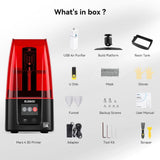 ELEGOO Mars 4 MSLA 3D Printer with 7" 9K Monochrome LCD, UV Resin Photocuring Printer, Multiple Print Modes, Printing Size of 6.04 x 3.06 x 6.89 inches ELEGOO