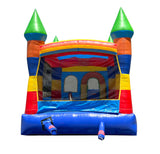 Pogo Inflatable Bounce House with Inflatable Water Slide for Kids, Backyard Commercial Castle Outdoor Playhouse Bouncer with Water Slide, Includes Blower, Anchor Stakes & Storage Bag, 18 x 12 x 14.5 Pogo Bounce House