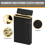 SpaceAid Extra Large Toilet Paper Storage with Lid, Hold up to 24 Regular Rolls or 18 Mega Rolls, Slim Toilet Paper Basket Holder Bin Container, Bathroom Accessories Organizer, Black SpaceAid