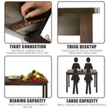 Dining Table Kitchen Table Dining Room Table Small Kitchen Table for Small Spaces Table Dinner Table Home Furniture Rectangular Modern FDW