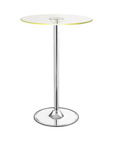 Coaster Home Furnishings Thea LED Bar Table Chrome and Clear Coaster Home Furnishings