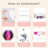 CraftPanel 30 PCS Sublimation Ornaments Blanks Bulk Hardboard Rectangle 1.34"x3.23",MDF Christmas Sublimation Blank Ornaments for Heat Press Transfer CraftPanel