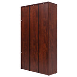 STARY 60-Inch Tall Cherry Wood 5-Shelf Bookcase for Bedroom Storage STARY
