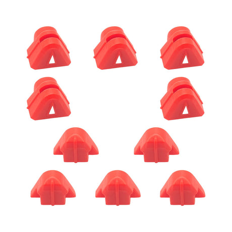 42-38-0009 No-Mar Pad Kit (Set of 10) for Nailer Tip Of Milwaukee M12 2540-20 Nose cushion no mar tip, for 23 Gauge Compact Cordless Pin Nailer, Nail Gun LEDBarz