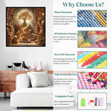 Lophomie Diamond Art Kits for Adults, 5D DIY Tree of Life Diamond Painting Kits for Adults Beginners, Diamond Dots Kits Gem Arts Crafts for Home Wall Decor 14x14 Inch Lophomie