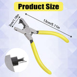 Shoe Strap Hole Puncher Pliers Watch Band Leather Hole Punch Plier 2.0mm Universal Wrist Belt Punch Hole Tool Repair Tools Hole Puncher for Shoes Strap, Belts, Fabric, DIY Crafts, Dog Collars Styquenzer