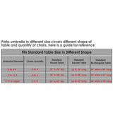 Yescom 9ft Tan Wooden Outdoor Patio Table Umbrella with Pulley Market Garden Yard Beach Deck Cafe Decor Sunshade Yescom