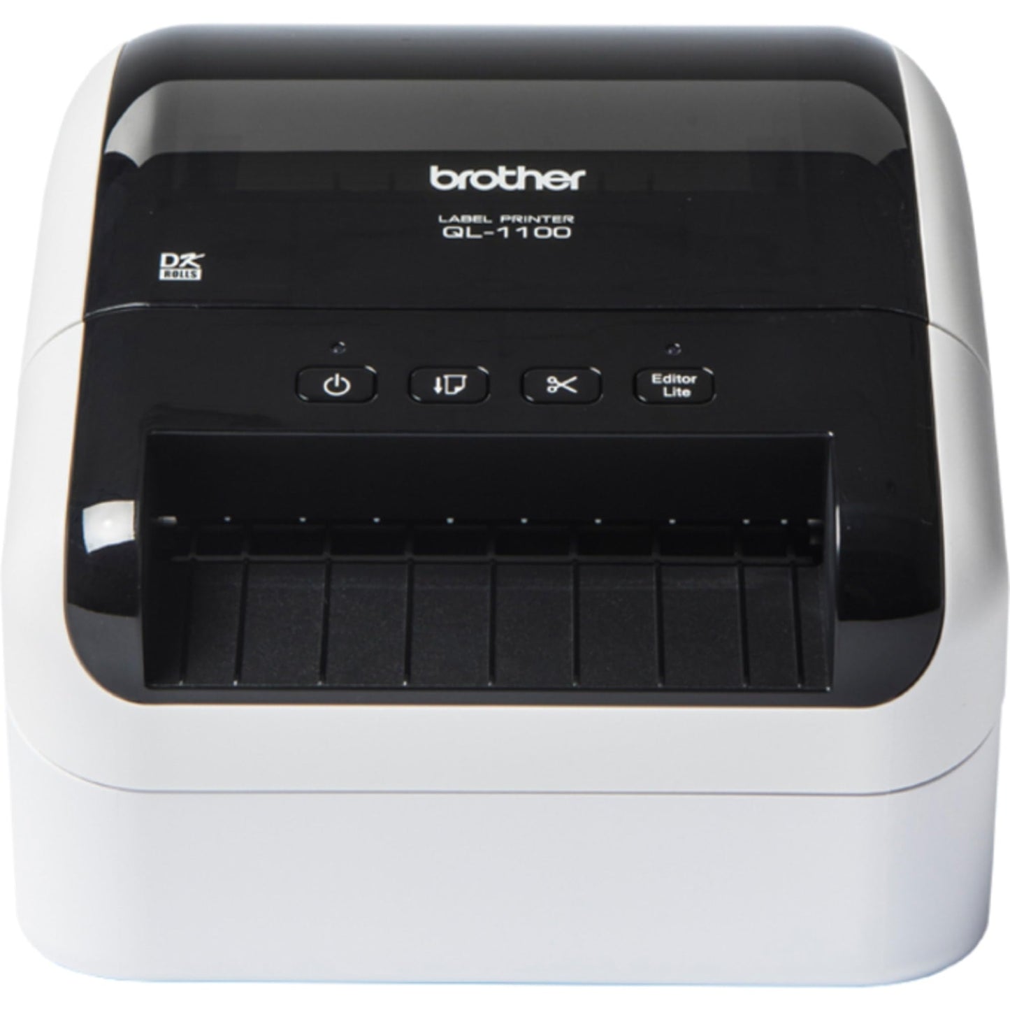 Brother QL-1100 Wide Format, Postage and Barcode Professional Thermal Monochrome Label Printer, Black