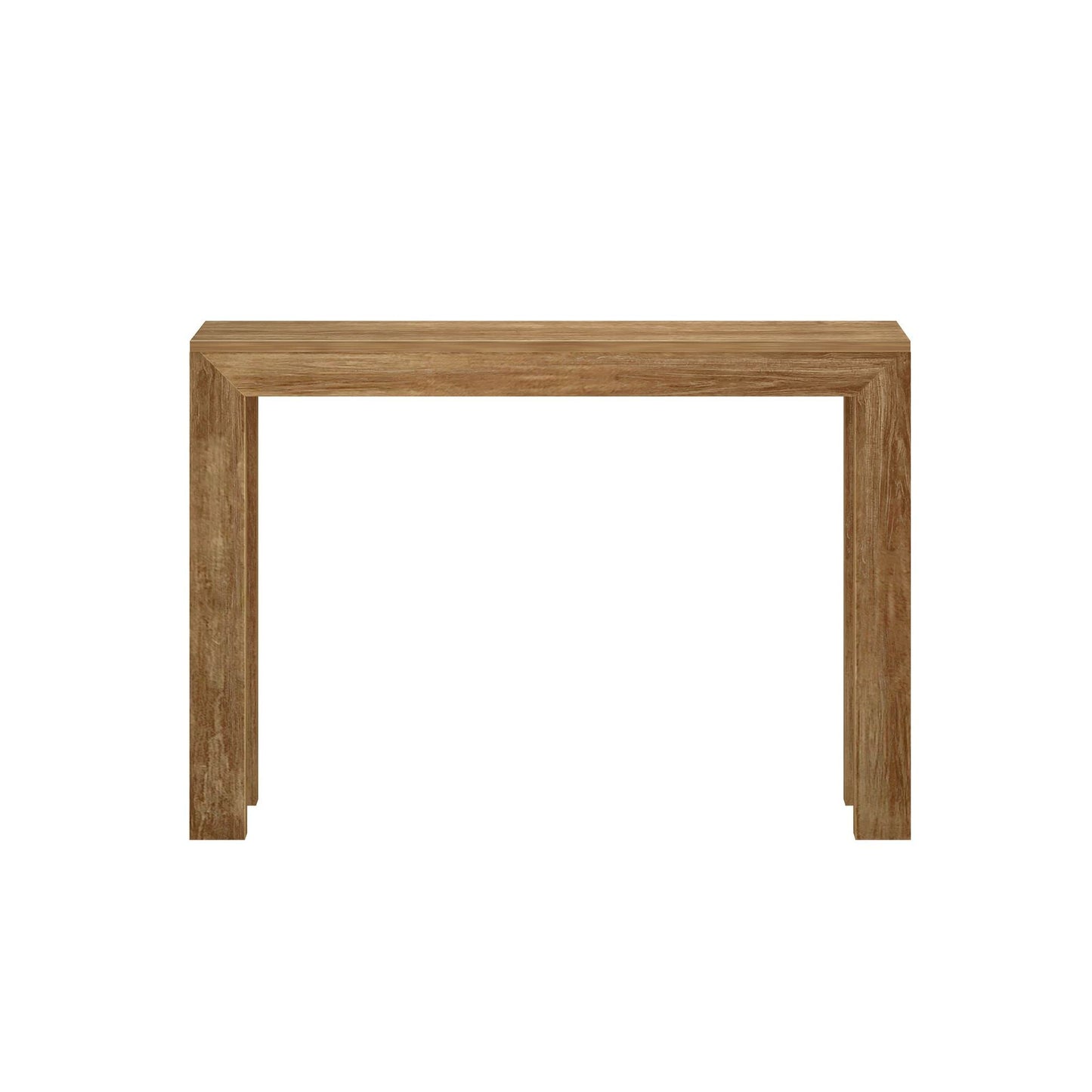 Plank+Beam Modern Solid Wood Console Table, 46.25 Inch, Sofa Table, Narrow Entryway Table for Hallway, Behind The Couch, Living Room, Foyer, Easy