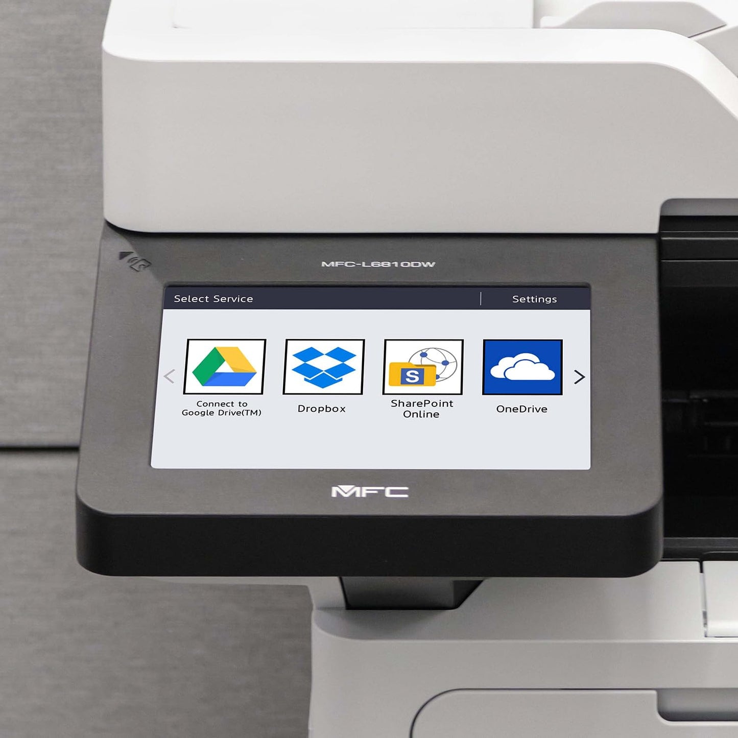 Brother MFC-L6810DW Enterprise Monochrome Laser All-in-One Printer with Low-Cost Printing, Large Paper Capacity, Wireless Networking, Advanced Security Features, and Duplex Print, Scan, and Copy