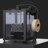 Creality PLA Filament 1.75mm for K1 Max, 3D Printer Filament PLA Designed for High Speed 30-600mm/s, 1kg(2.2lbs)/Spool Hyper PLA Filament, Dimensional Accuracy ± 0.03 mm, Fits for 3D Printers (Black) Creality