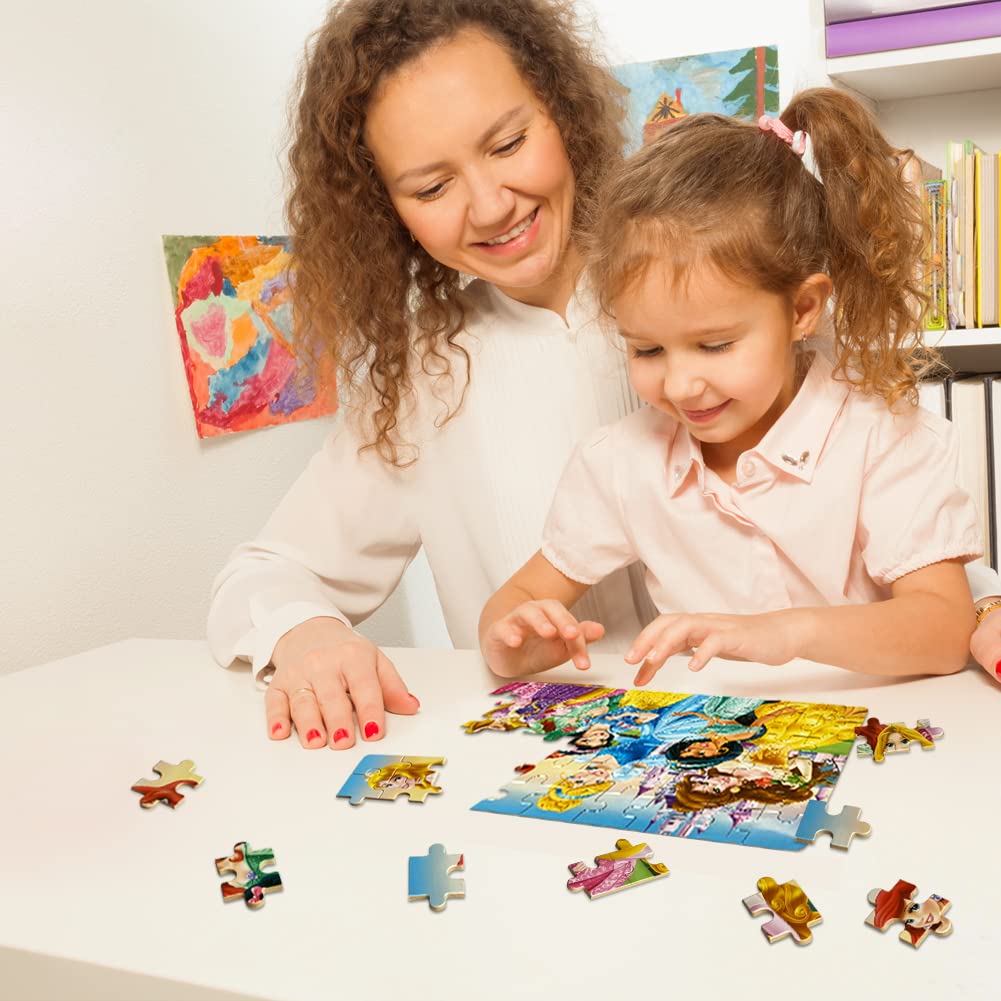 Puzzles for Kids 60 Piece Jigsaw Puzzles for Kids Ages 4-6 Wood Puzzles in a Metal Box Dinosaur Puzzles for Kids Ages 8-10 Great Gifts for Girls and Boys (SI-YGTA-BM2F) (SI-YGTA-BM2F) Generic