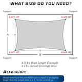 Waterproof Sun Shade Sail 12' x 14' Rectangle UV Block Sunshade,Heavy Duty Permeable 185GSM Backyard Shade for Backyard Yard Deck Patio Garden Outdoor Activities and Facility-Gray (Gray, 12 X 14 FT) LadyRosian