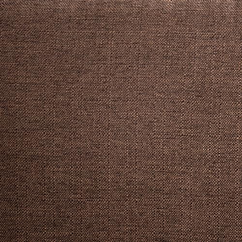 Flash Furniture Prescott Slim Wingback Recliner Chair - Traditional Push Back Recliner - Brown Polyester Fabric with Accent Nail Trim - Pocket Spring Seat Flash Furniture