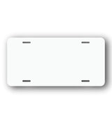 License Plate Blank (1, White) Wrapco