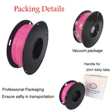 NOVAMAKER ABS Filament 1.75mm, Pink ABS 3D Printer Filament, 1kg Spool(2.2lbs), Dimensional Accuracy +/- 0.03mm, Fit FDM 3D Printer and 3D Pen NovaMaker