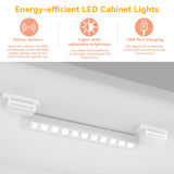 FJTJBSI 72" LED Kitchen Pantry Cabinet with 3 Drawers Farmhouse Tall Storage Cabinet Wood Food Pantry with Barn Doors and Adjustable Shelves Versatile Storage Freestanding Cupboard for Kitchen FJTJBSI