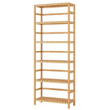 Bamjoy 6-Tier Bamboo Storage Shelf - Stylish and Versatile Tall Unit for Home and Office Bamjoy