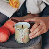 50 pcs 5.1in x 0.76in Wooden Wicks for Candle Making Natural Candle Wood Wicks Candle Cores for DIY Candle Making Craft Wooden Wicks for Candle Making (50 Sets Stickers Included) Phinicco