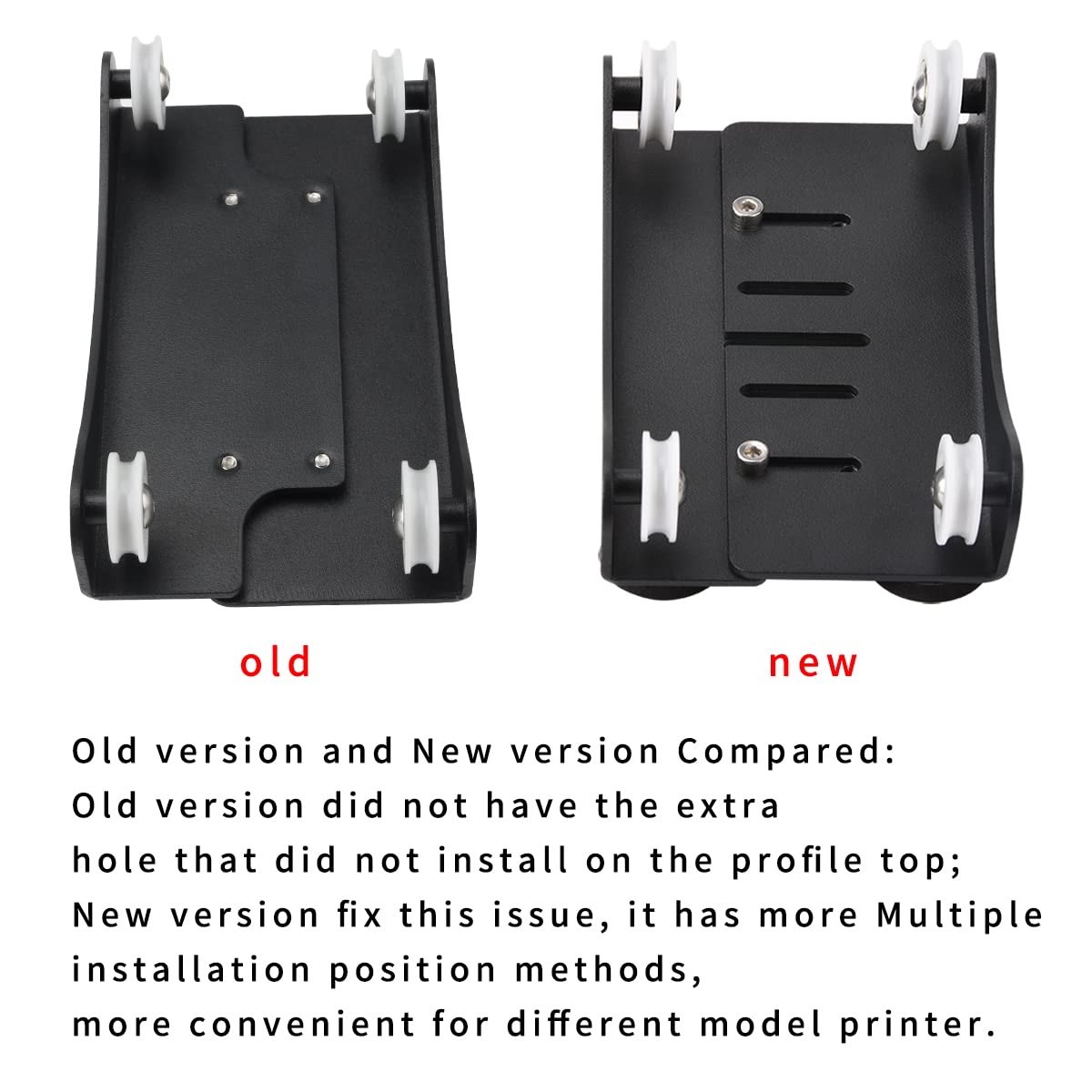 BCZAMD 3D Printer Upgrade Parts Filament Spool Holder Adjustable Printing Material Mount Rack Bracket Smooth with Bearing for Ender 3 V2 Pro Ender 5 Series CR10S S4 SE/ 3D20/ TEV Nereus/X-Pro - WoodArtSupply