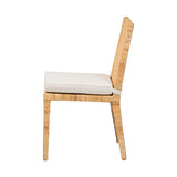 bali & pari Sofia Natural Rattan Dining Chair, One Size bali & pari