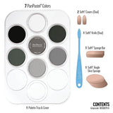 PanPastel Artist Pastels by GOLDEN, Grayscale Set, 7 Color, Professional Artist Pastels, Unique Pan Format (cake-like) PanPastel